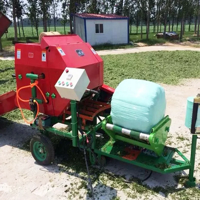 Dieel Automatic Hay Pto Grass  - đánh giá và giá Silage Baler Machine
