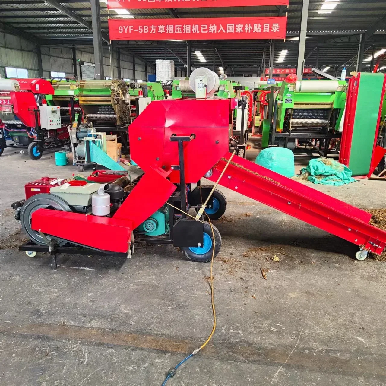 Dieel Automatic Hay Pto Grass  - đánh giá và giá Silage Baler Machine