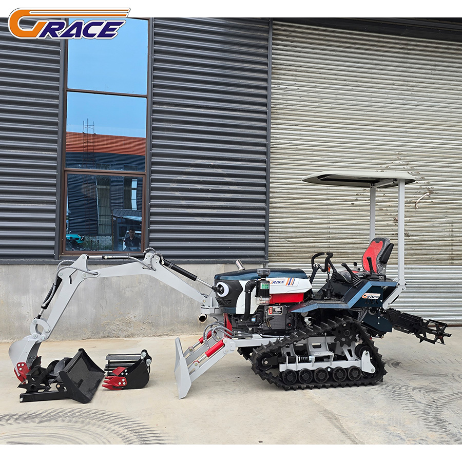 Hot Sale New 80HP Crawler Trac - đánh giá và giá Agriculture Farming Equipments