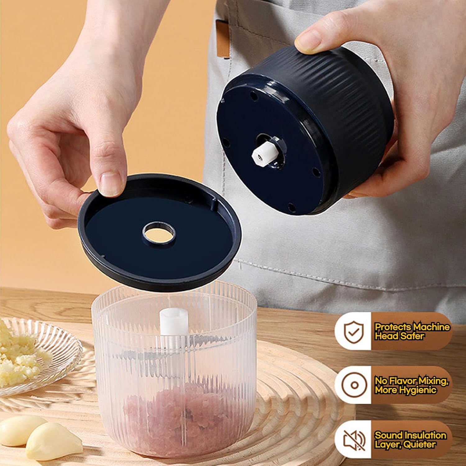 Electric Garlic Chopper, Mini  - đánh giá và giá Grain Mill Grinder