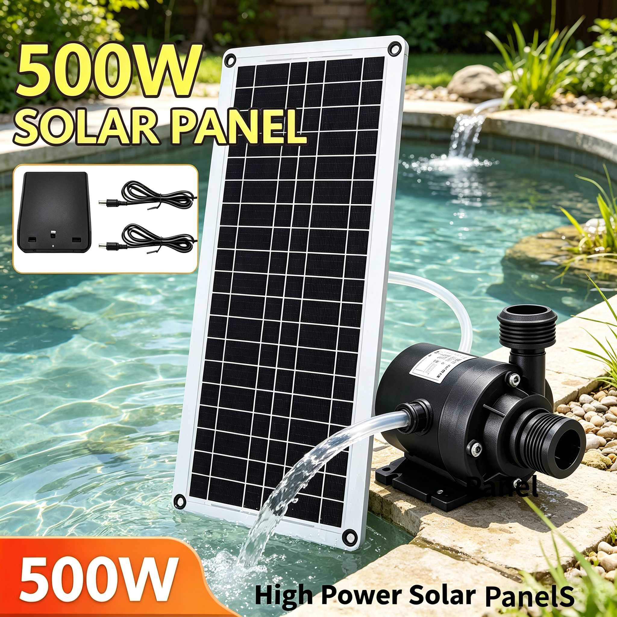 500W Solar Water Pump Kit with - đánh giá và giá Farming A